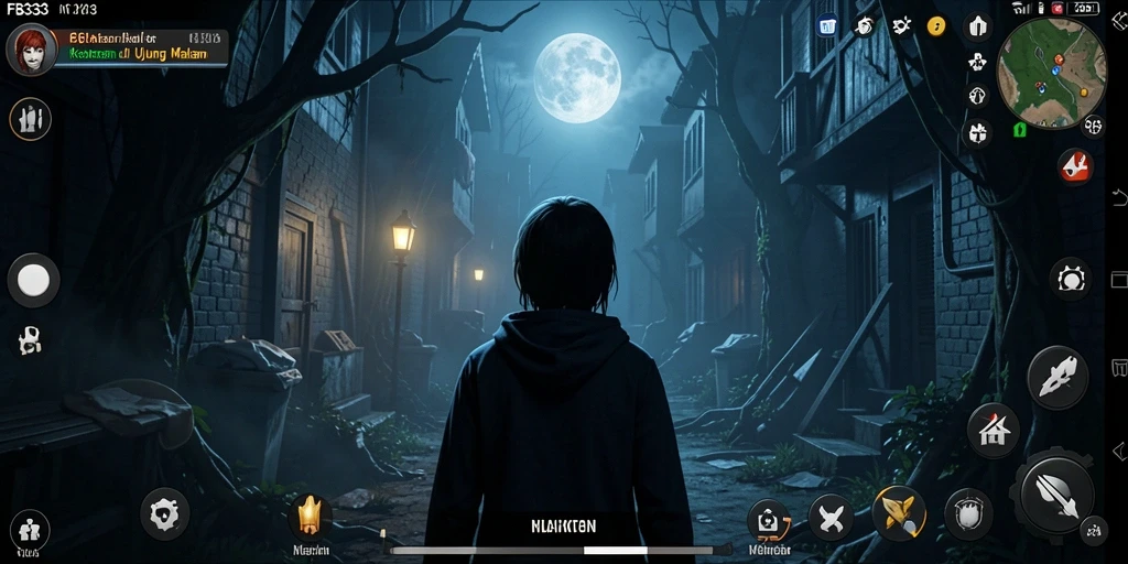 Tampilan gameplay FB333 yang menakutkan dan mendebarkan.