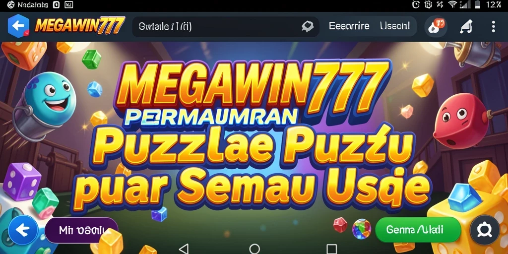 Tampilan gameplay MEGAWIN777 dengan teka-teki seru dan menantang.