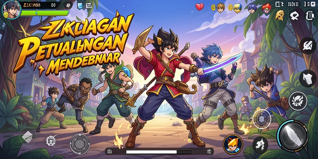 Gameplay ZK6 menampilkan karakter Anime yang menawan dalam pertempuran epik.